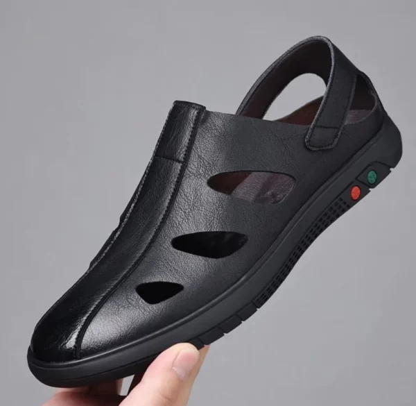 leather cycle shoe