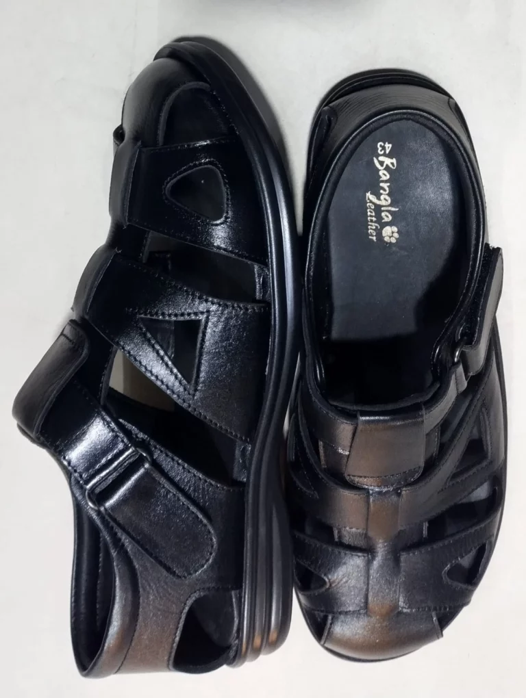 Mens leather sandal